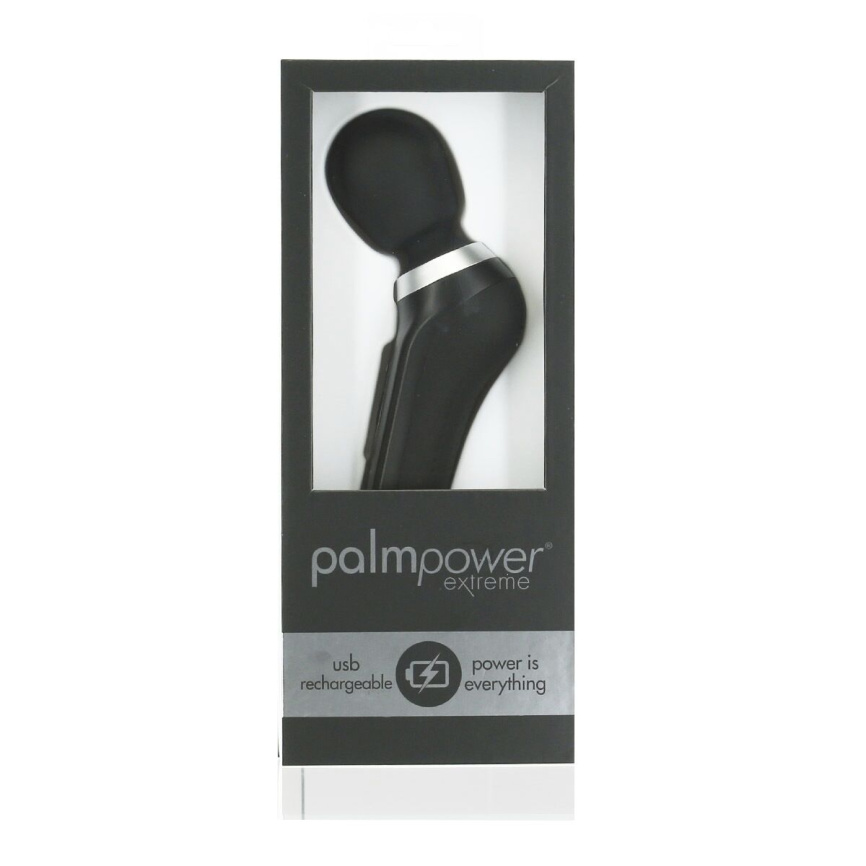 Потужний вібромасажер PalmPower Extreme - Black, 7 режимів, гнучка головка, перезаряджуваний фото 10