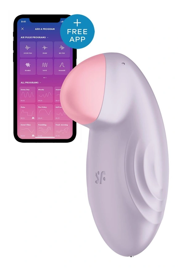 Смарт-вибратор для клитора Satisfyer Tropical Tip Light Lilac фото 1