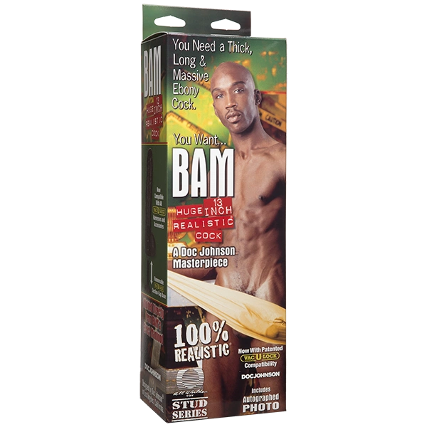 Фаллоимитатор Doc Johnson BAM - Huge 13 Inch Realistic Cock фото 3