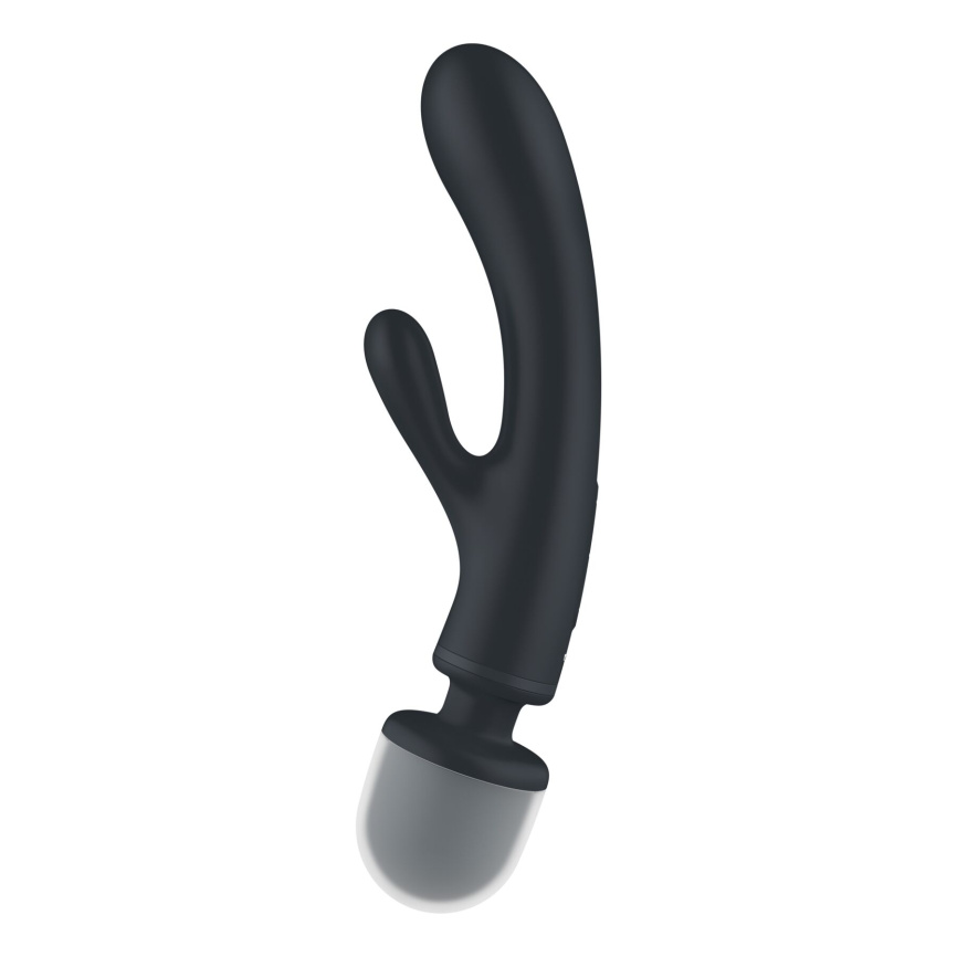 Вібратор-кролик з вібромасажером Satisfyer Triple Lover Grey, 3 мотори фото 2