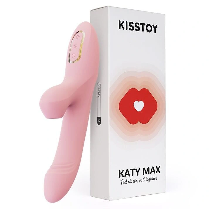 Вибратор-кролик с вращением ствола и вакуумной стимуляцией KISSTOY Katy Max фото 6