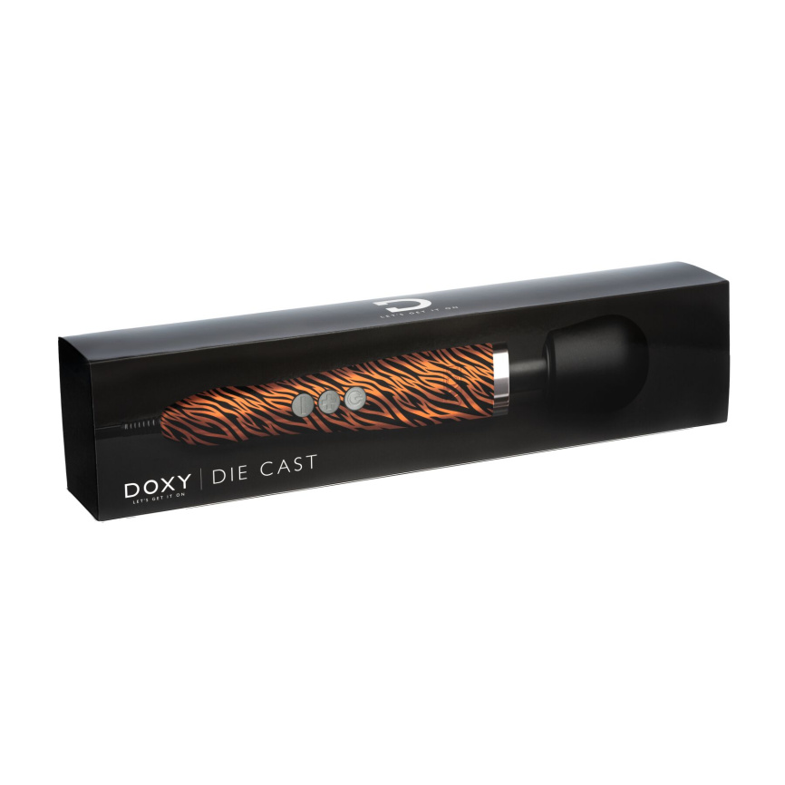 Вібромасажер DOXY Die Cast TIGER, дуже потужний, живлення 220В, металевий корпус фото 2