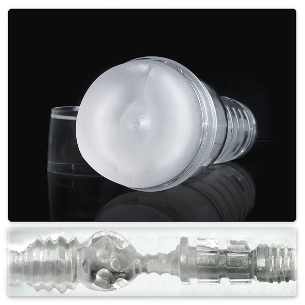 Мастурбатор попа Fleshlight Ice Butt Crystal полупрозорий корпус фото 1