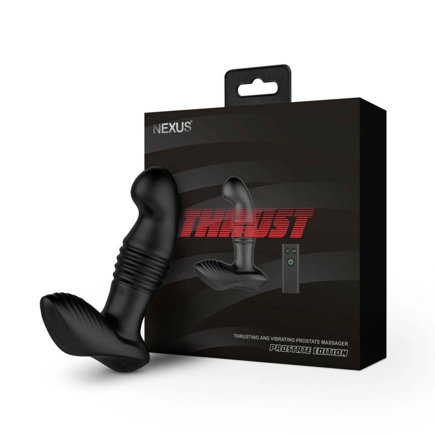 Массажер простаты Nexus Thrust Prostate Edition, вибрация и пульсация, пульт ДУ фото 8
