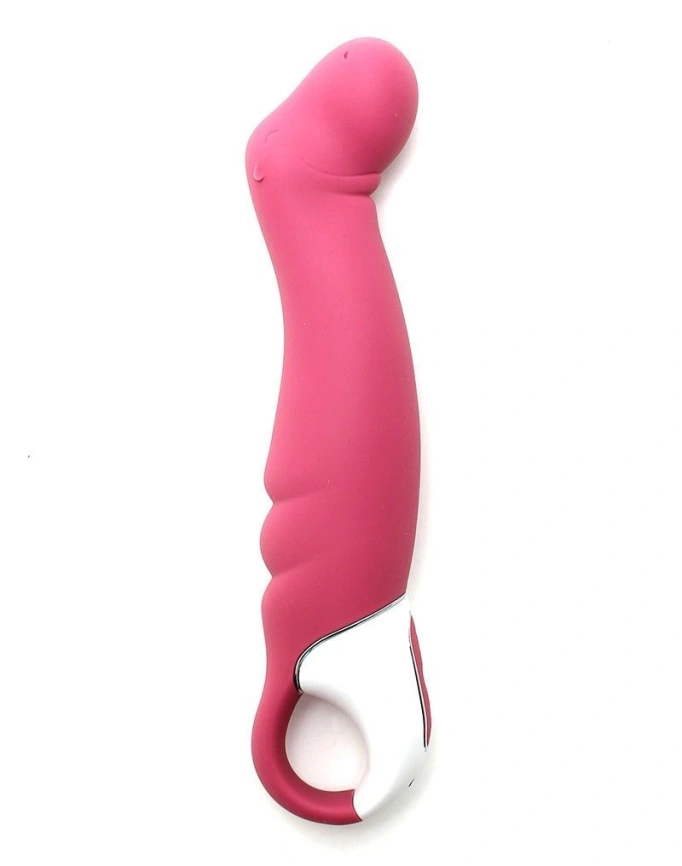 Мощный вибратор Satisfyer Vibes Petting Hippo с гибким стволом, литой силикон, 12 режимов работы фото 2