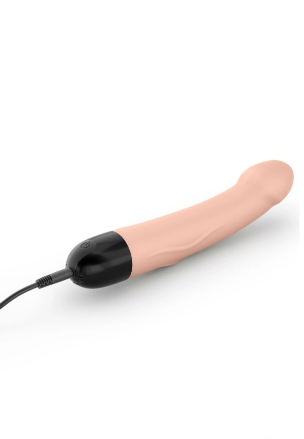 Вибратор Dorcel Real Vibration M Flesh 2.0, диам 3,7см, перезаряжаемый, для точки G фото 2