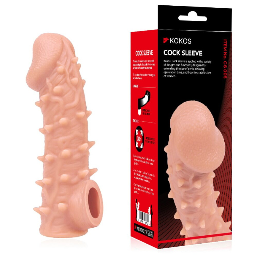 Насадка на член Kokos Cock Sleeve CS 005 M фото 1