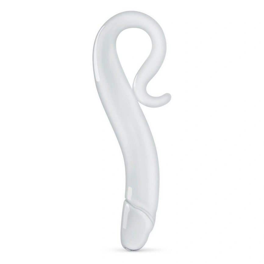 Скляний дилдо Gildo Glass Dildo No. 21, реалістична головка фото 1