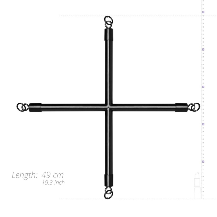 Хрестовина Bedroom Fantasies Hog Tie Cross Bar With Cuffs фото 3