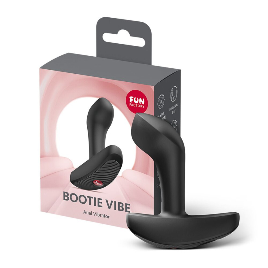 Анальна пробка Fun Factory Bootie Vibe Black фото 8