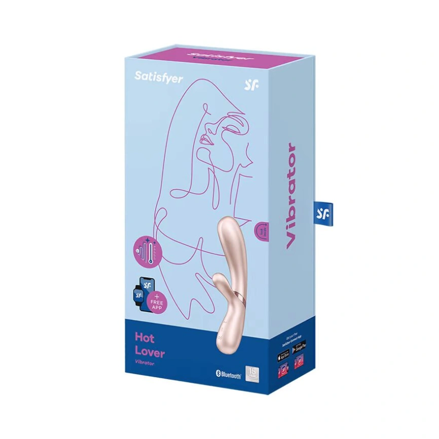 Смарт вибратор-кролик с подогревом Satisfyer Hot Lover Nude фото 4