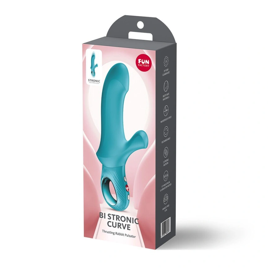 Пульсатор Fun Factory Bi Stronic Curve Aquamarine фото 10