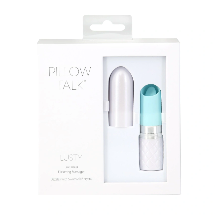 Вибратор Pillow Talk Lusty Luxurious Flickering Massager - Teal фото 7