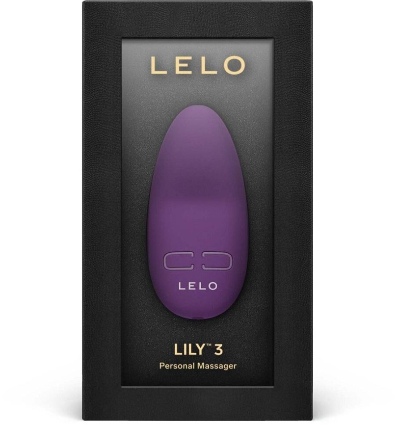 Мінівібратор для клітора LELO Lily 3 Dark Plum, 10 режимів, дуже потужний фото 5