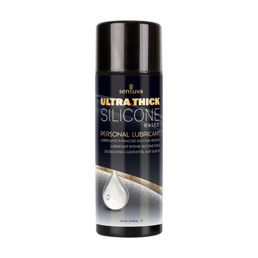 Густа силіконова змазка Sensuva UltraThick Silicone (100 мл) без гліцерину, парабенів і ментолу фото 2
