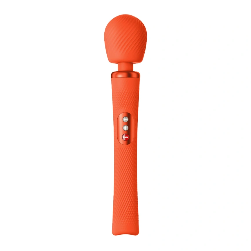 Вибромассажер Fun Factory VIM Vibrating Wand sunrise orange, супермощный и легкий, до 6 часов работы фото 1