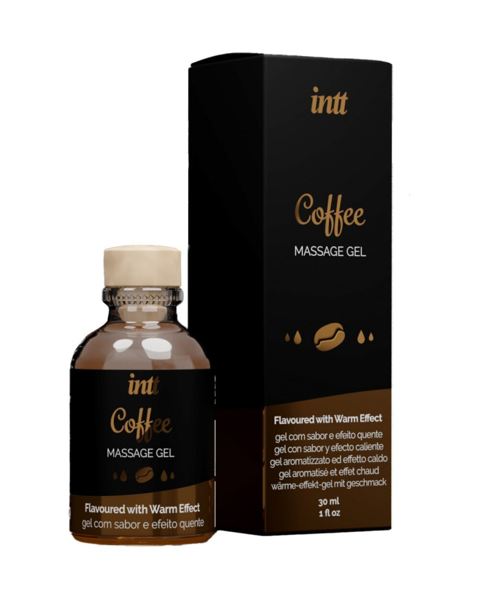 Масажний гель для інтимних зон Intt Coffee (30 мл) розігрівальний фото 3