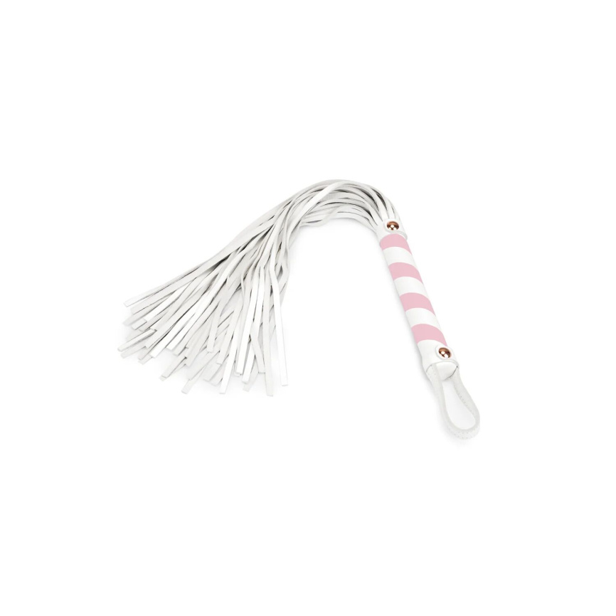 Флогер Liebe Seele White & Pink Leather Flogger фото 1