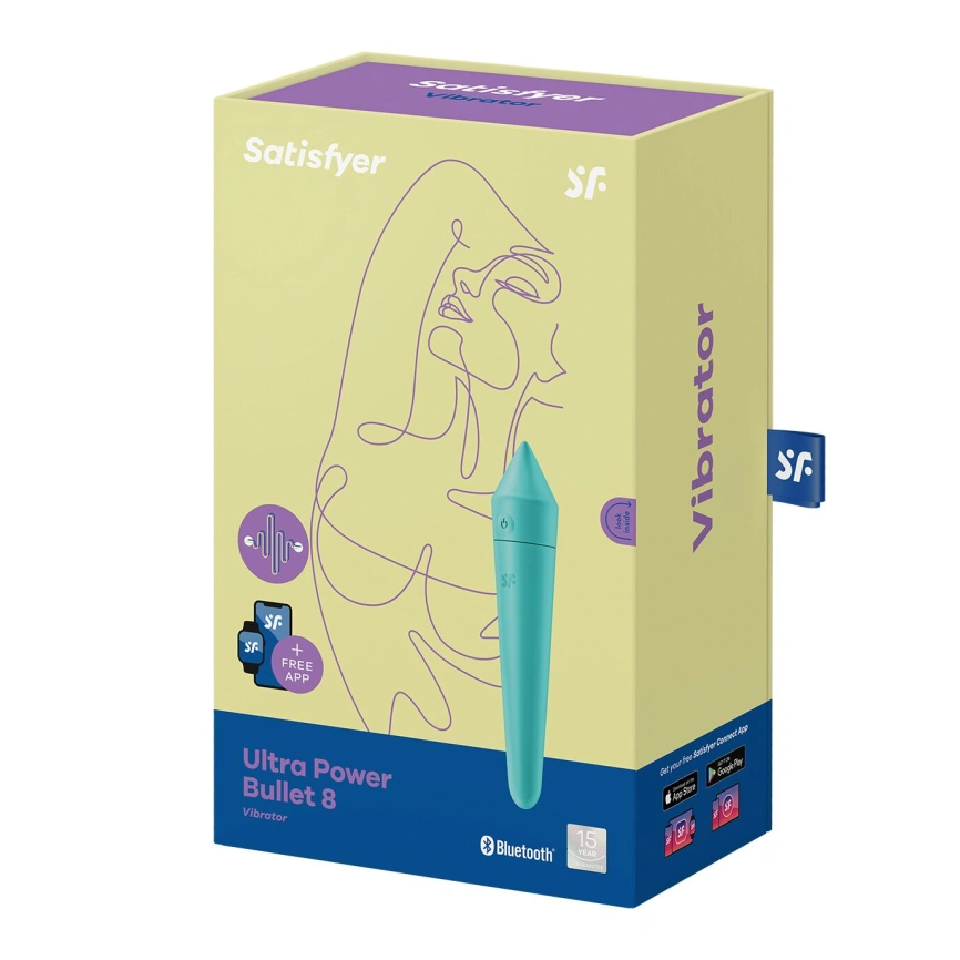 Смарт мини-вибратор Satisfyer Ultra Power Bullet 8 Turquoise фото 6