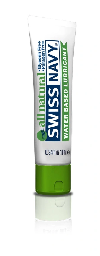 Лубрикант на водной основе для чувствительной кожи Swiss Navy All Natural 10 мл фото 1