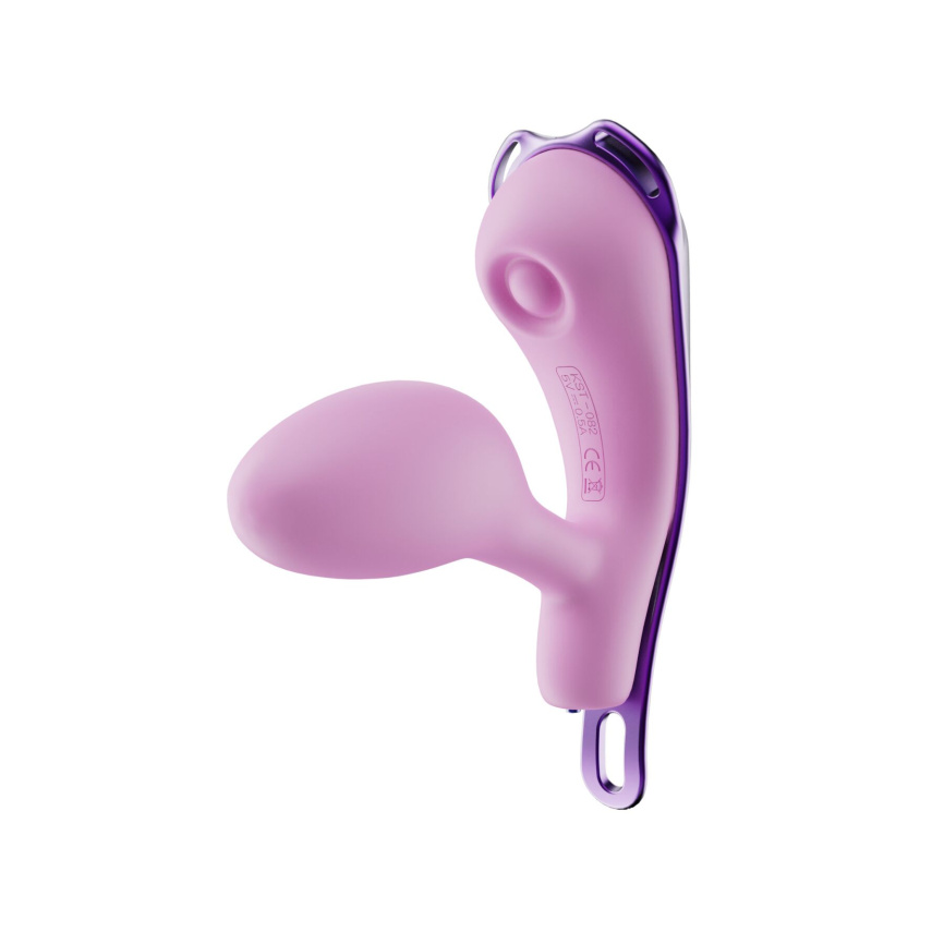 Смарт-віброяйце зі стимуляцією клітора KISSTOY Viosecret Pro, реагує на стискання, пояс для кріплення фото 2