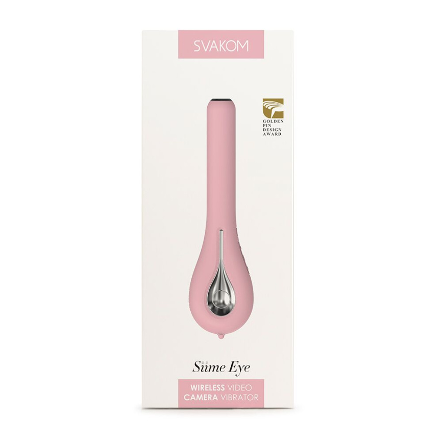 Інтелектуальний вібратор із камерою Svakom Siime Eye Pale Pink фото 8