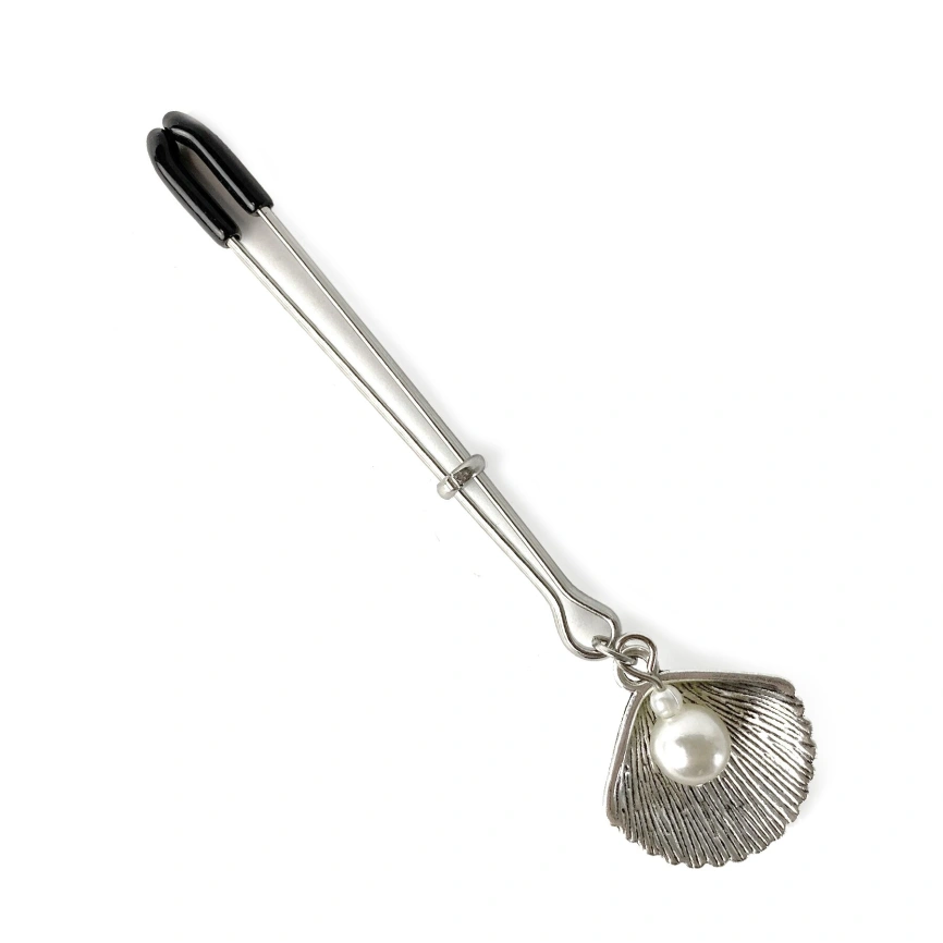 Зажим для клитора Art of Sex - Clit Clamp Silver Pearl фото 1