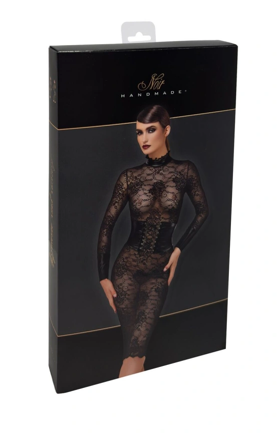 Платье Noir Handmade F375 Noirelle Lace Corset Midi dress L фото 9