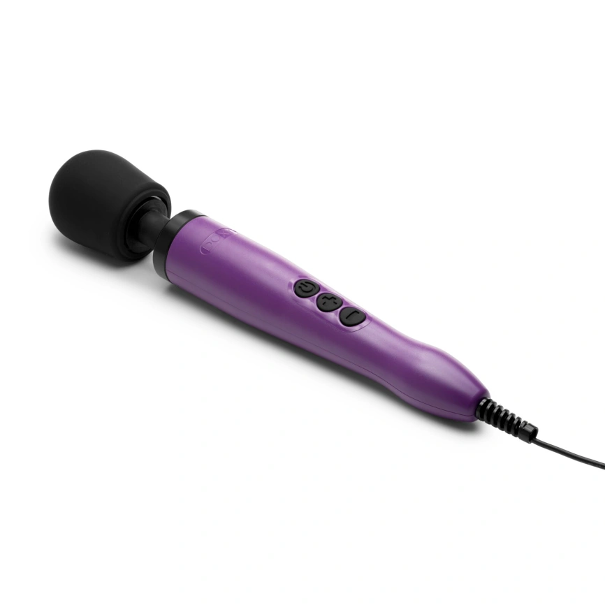 Вибромассажер DOXY Original Purple, очень мощный, питание 220В, пульсирующие вибрации фото 3