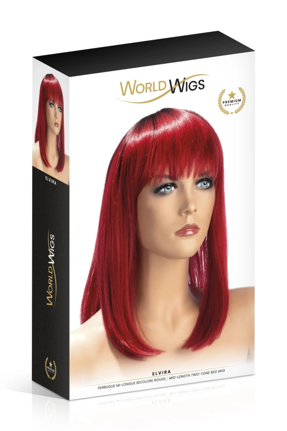 Парик World Wigs ELVIRA MID-LENGTH TWO-TONE RED фото 2