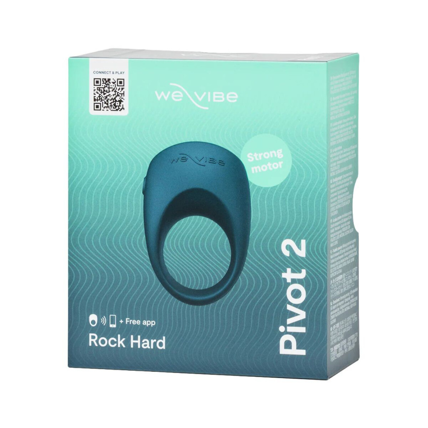 Ерекційне смарт-віброкільце We-Vibe Pivot 2 Slate фото 15