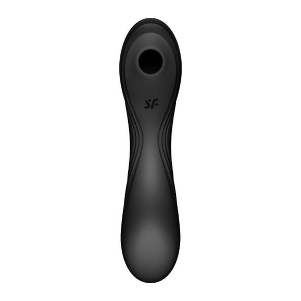 Вакуумний стимулятор з вібрацією Satisfyer Curvy Trinity 4 Black фото 4