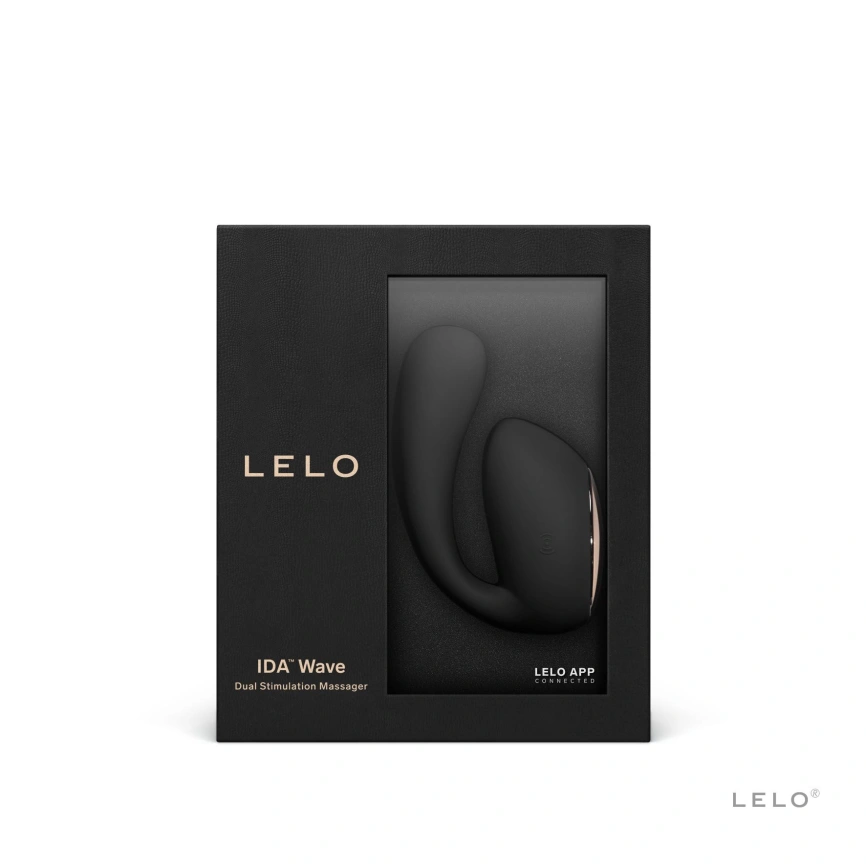 Смарт-вибратор LELO Ida Wave Black, вагинально-клиторальный, технология WaveMotion, 2 мотора фото 7