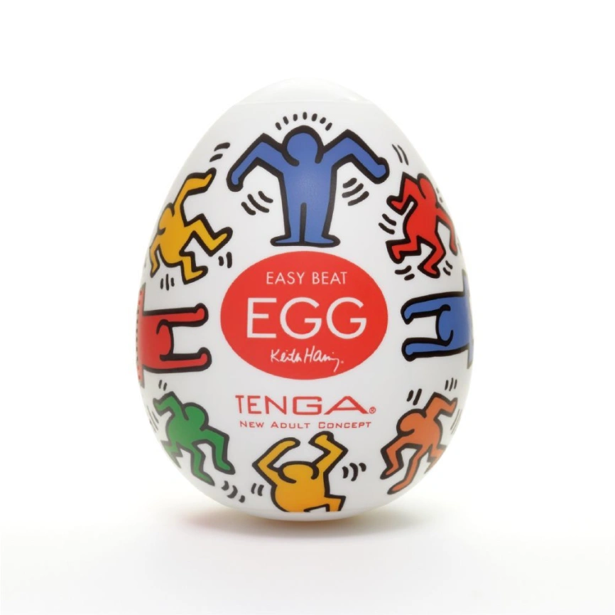 Мастурбатор-яйцо Tenga Keith Haring Egg Dance фото 1