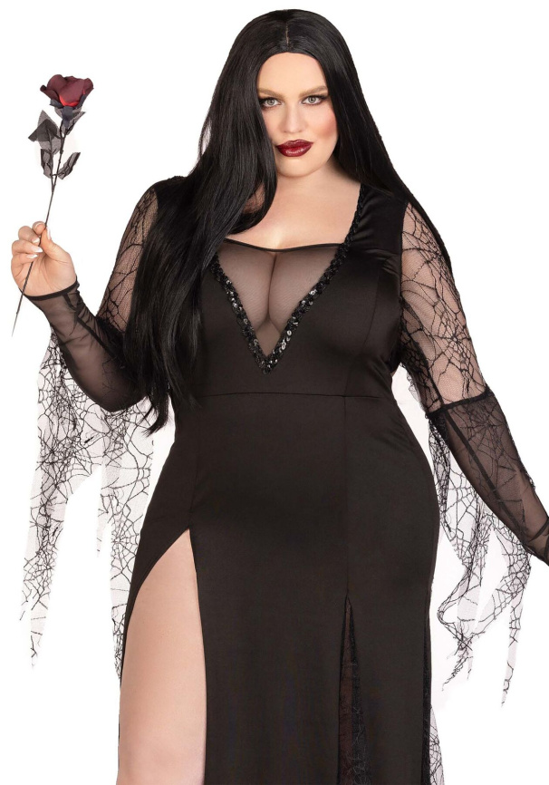 Костюм Мортіші Аддамс Leg Avenue Sexy Spooky Morticia 1X–2X фото 1