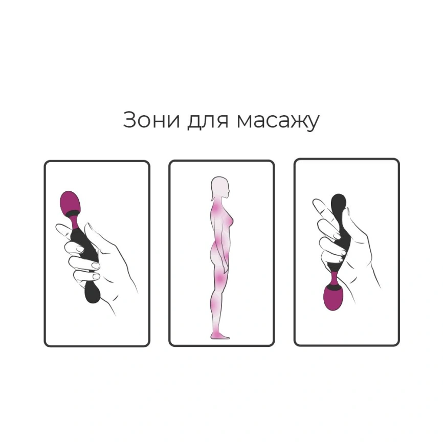 Вибромассажер Adrien Lastic Symphony, очень гибкая головка, мощный, удобная ручка фото 5
