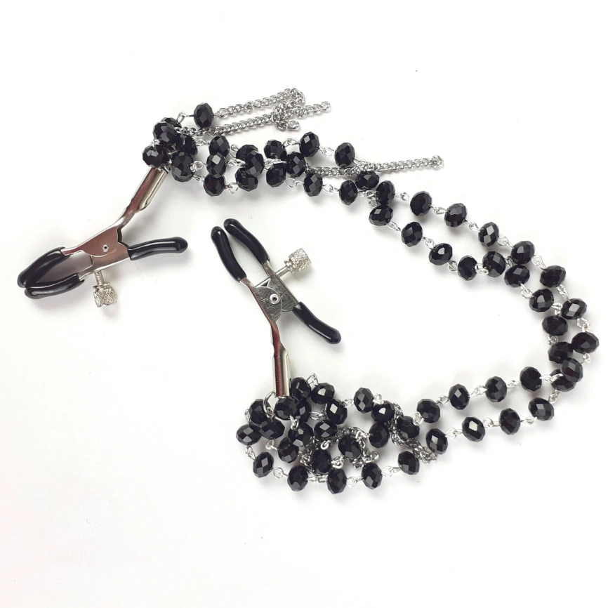 Зажимы для сосков Art of Sex - Nipple clamps Sexy Jewelry Black фото 2