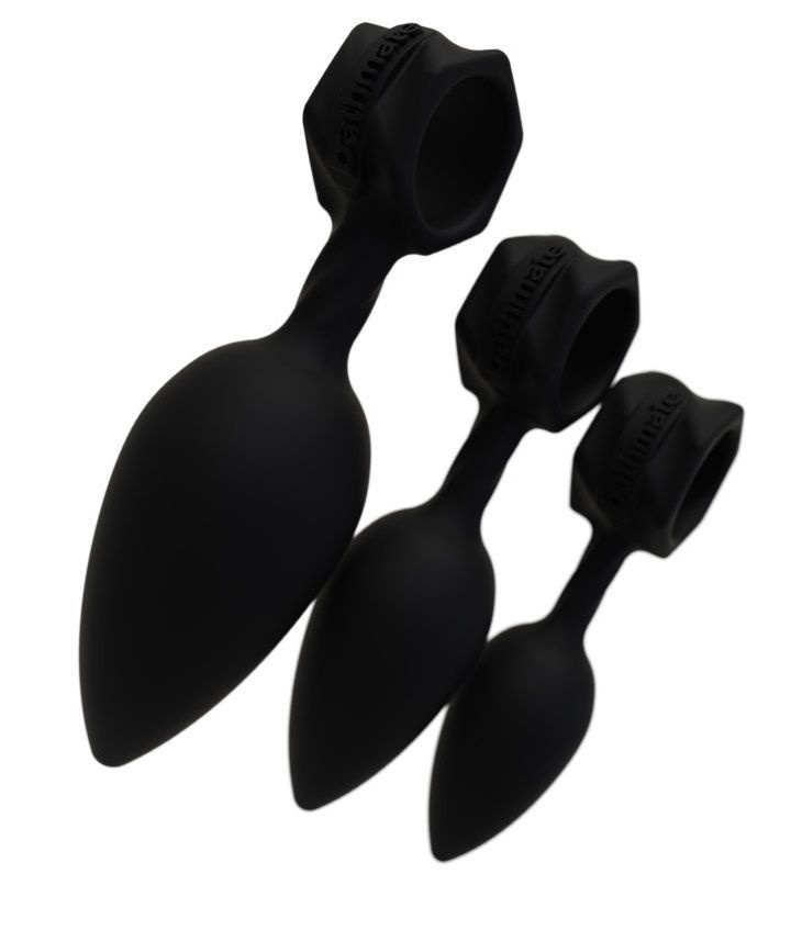 Набір анальних пробок Bathmate Anal Training Plugs, діаметр 2,5 см - 3,1см - 3,8см фото 7