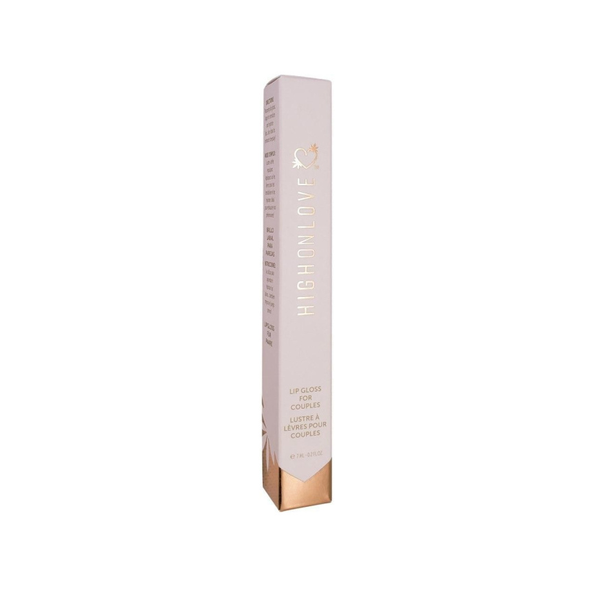 Стимулюючий блиск для губ HighOnLove - Couples Lip Gloss (7 мл) з ефектом вібрації, холод-тепло фото 3