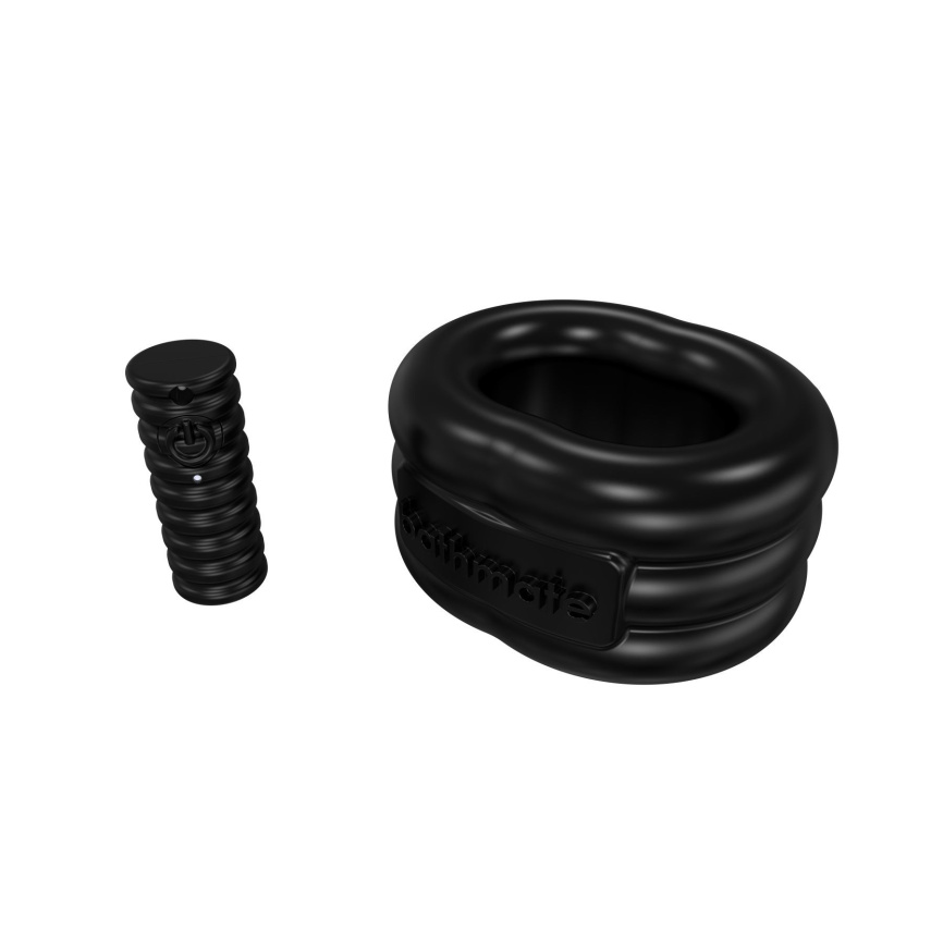 Ерекційне віброкільце Bathmate Vibe Ring Stretch, широке, може бути обмежувачем фото 4