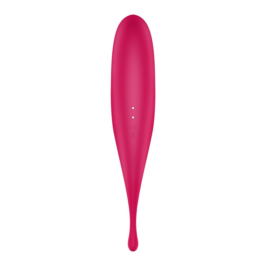 Вібратор для клітора з вакуумною стимуляцією Satisfyer Twirling Pro Red фото 4