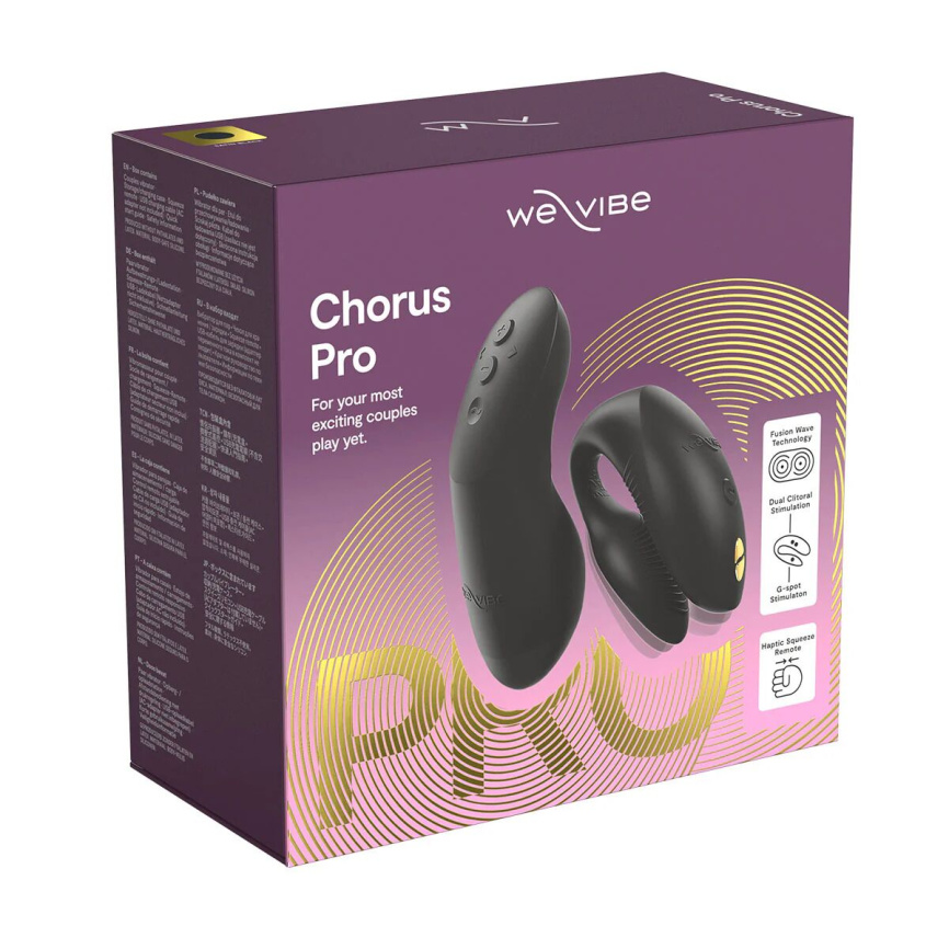 Смарт-вібратор для пар We-Vibe Chorus Pro Satin Black фото 14