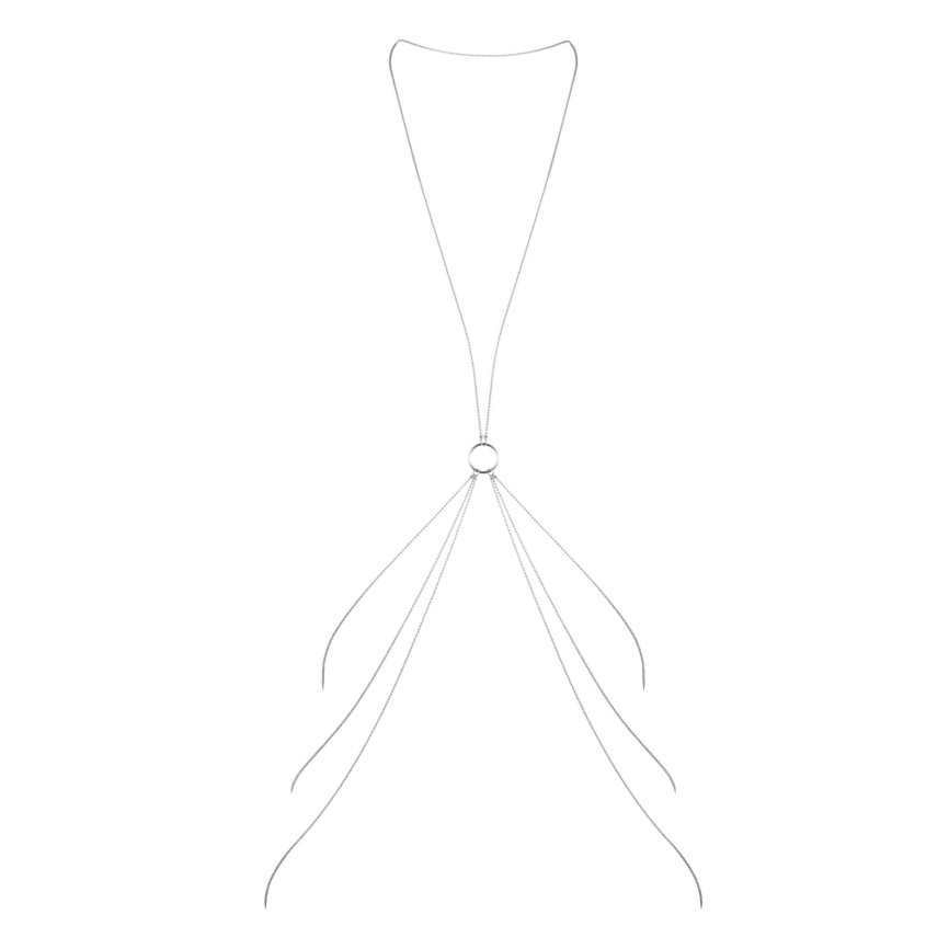 Ланцюжок для тіла Bijoux Indiscrets Magnifique 8 Body Chain — Silver фото 1