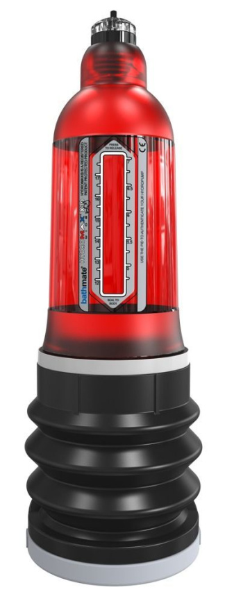 Гідропомпа Bathmate Hydromax 7 WideBoy Red, для члена довжиною від 12,5 до 18 см, діаметр до 5,5 см фото 1