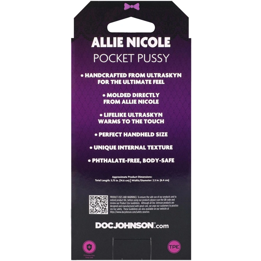 Мастурбатор Doc Johnson Allie Nicole фото 7