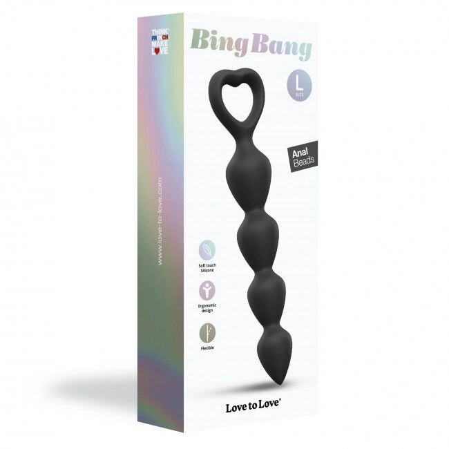 Анальная цепочка Love To Love BING BANG L - BLACK ONYX фото 6