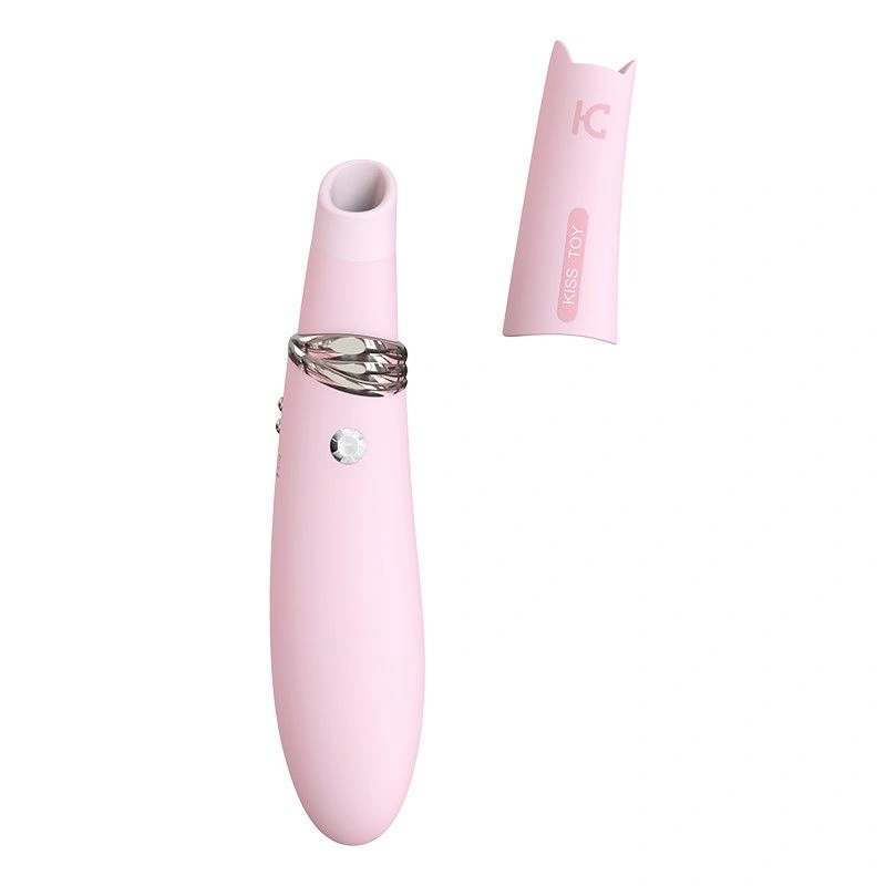 Вакуумный стимулятор с вибрацией KISTOY Miss CC Pink, можно использовать как вибратор, диам. 3,6см фото 3