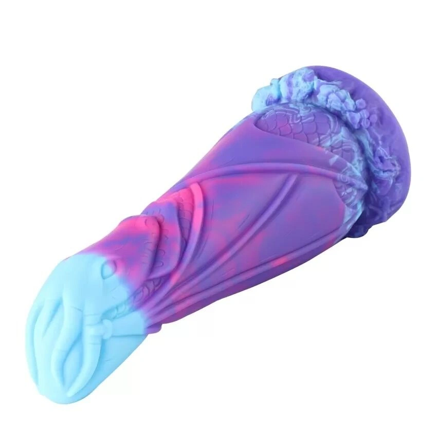 Фаллоимитатор для секс-машин Hismith 7.48″ Silicone Dildo HSA139 Monster Series, система KlicLok фото 5