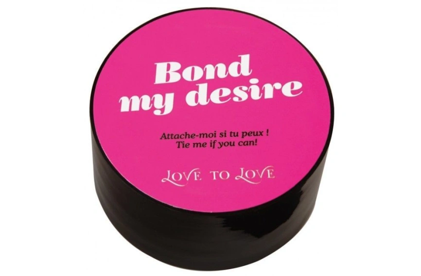 Скотч для бондажа Love To Love BOND MY DESIRE (15м) Черный, не липнет к коже и волоскам фото 1