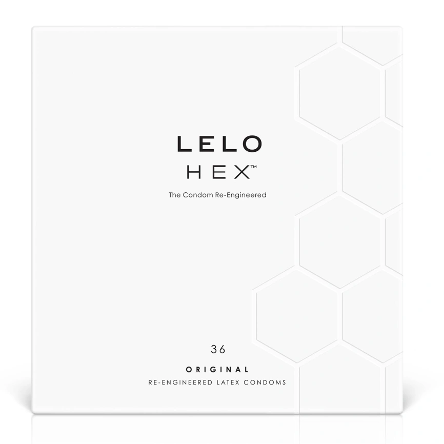 Презервативы LELO HEX Condoms Original 36 Pack, тонкие и суперпрочные фото 1